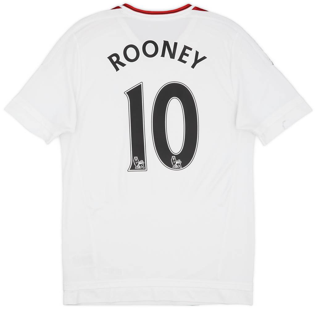2015-16 Manchester United Player Issue Away Shirt Rooney #10 - 7/10 - (M/L)