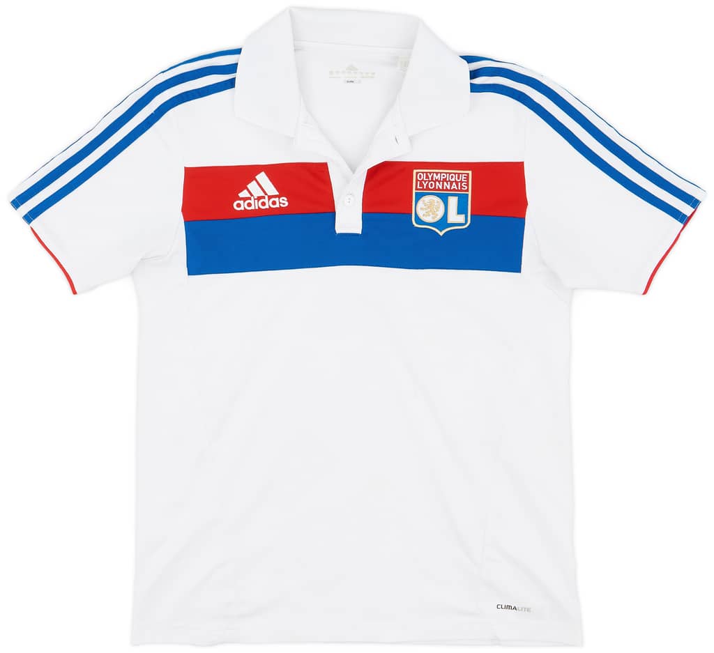 2011-12 Lyon adidas Polo Shirt - 5/10 - (S)