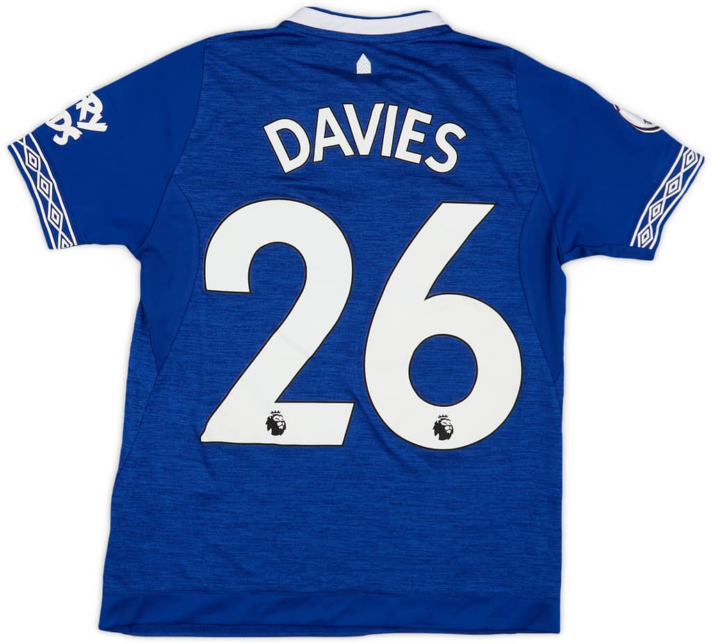 2018-19 Everton Home Shirt Davies #26 - 7/10 - (M.Boys)