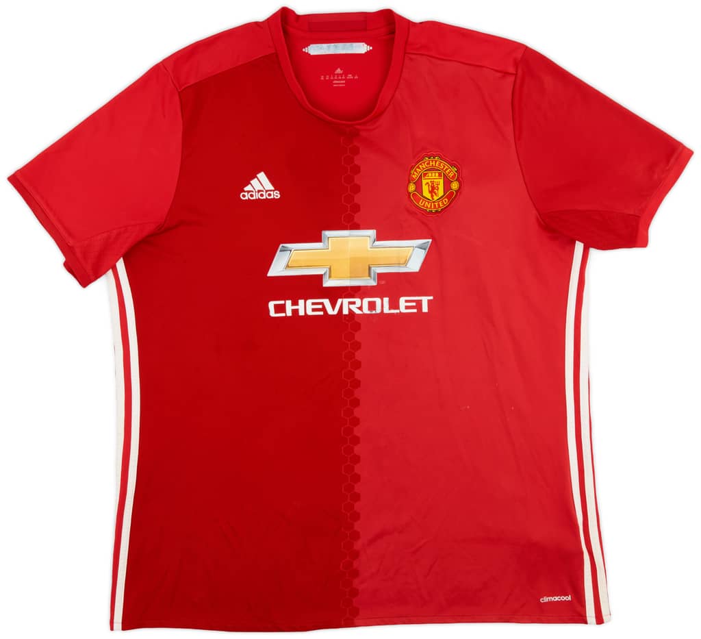 2016-17 Manchester United Home Shirt - 5/10 - (XXL)