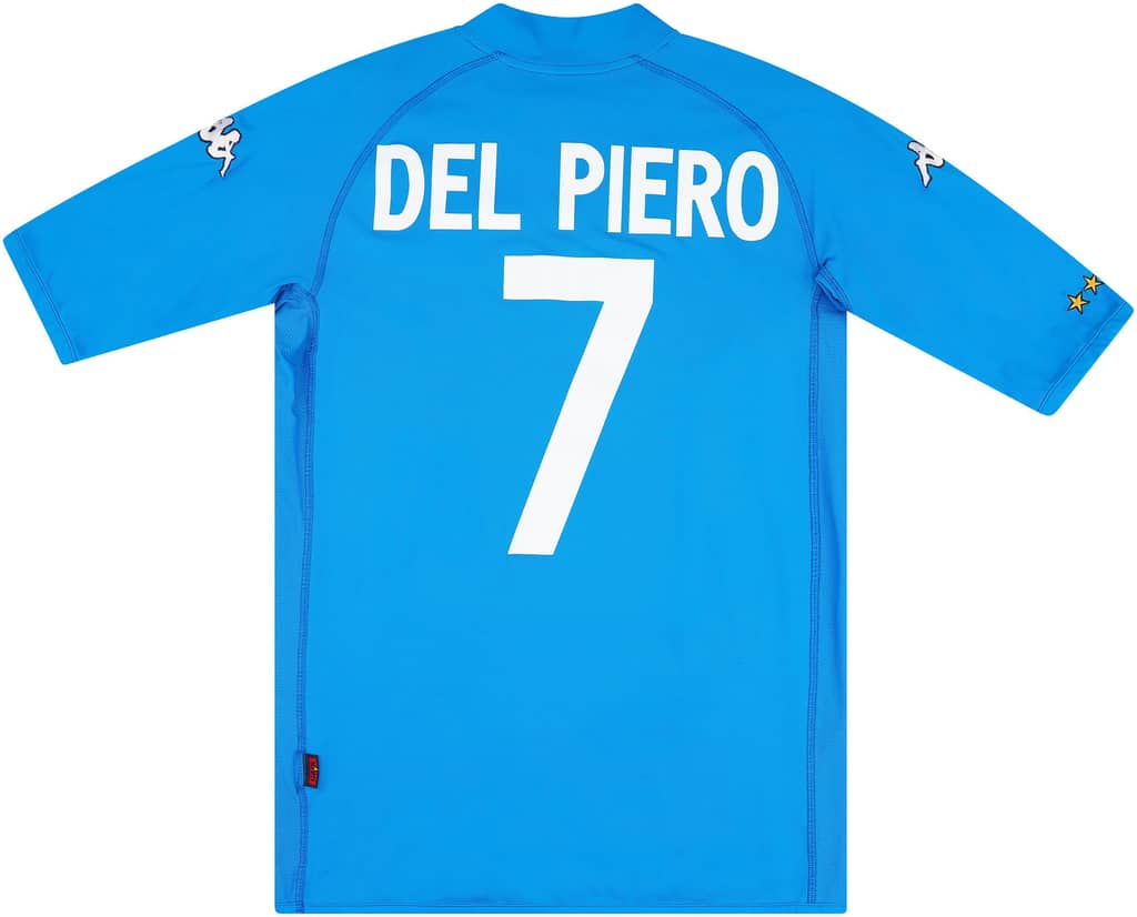 2002 Italy Home Shirt Del Piero #7
