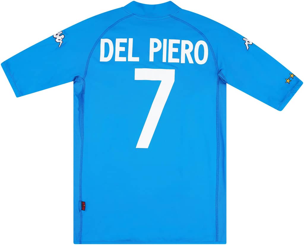 2002 Italy Home Shirt Del Piero #7 - 8/10 - (S)