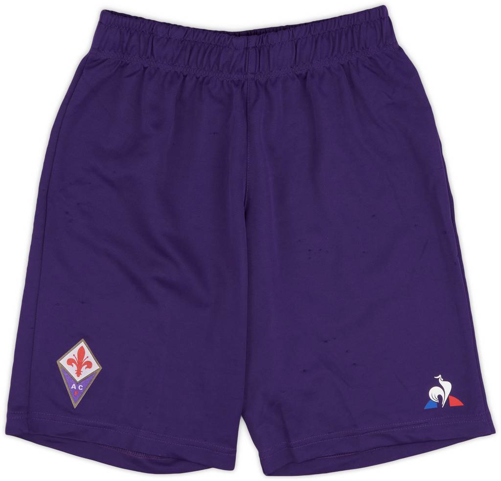 2017-18 Fiorentina Authentic Home Shorts - 5/10 - (M)
