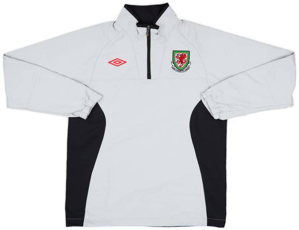 2010-11 Wales Umbro 1/4 Zip Drill Top - 8/10 - (M)