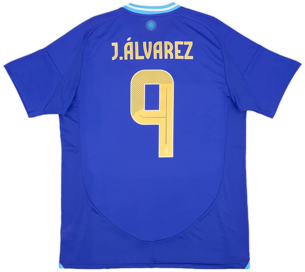 2024-25 Argentina Away Shirt J.Alvarez #9