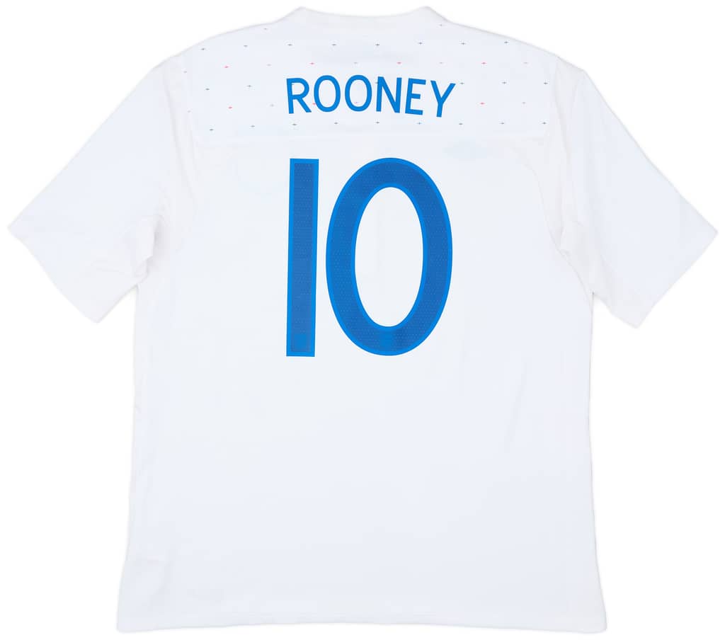 2010-11 England Home Shirt Rooney #10 - 8/10 - (XL)