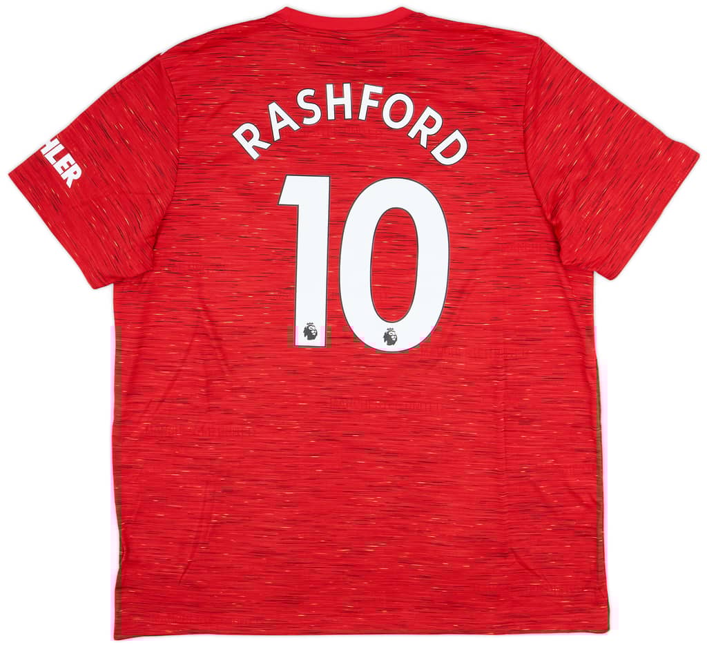 2020-21 Manchester United Home Shirt Rashford #10 (XXL)
