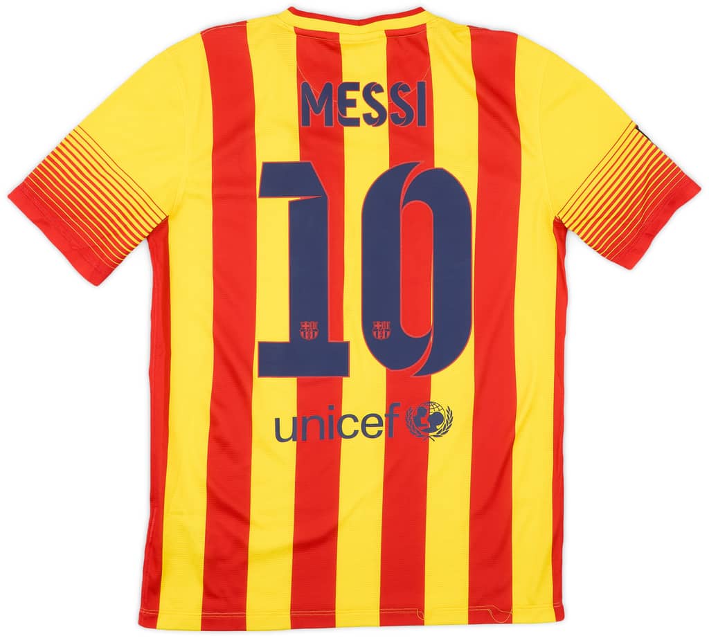 2013-15 Barcelona Away Shirt Messi #10 - 9/10 - (S)