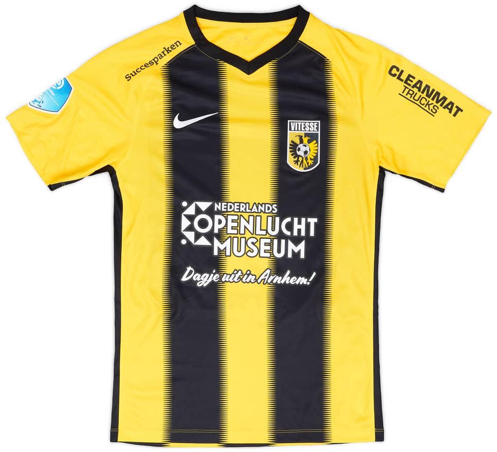 2019-20 Vitesse Match Issue Home Shirt Leeflang #39