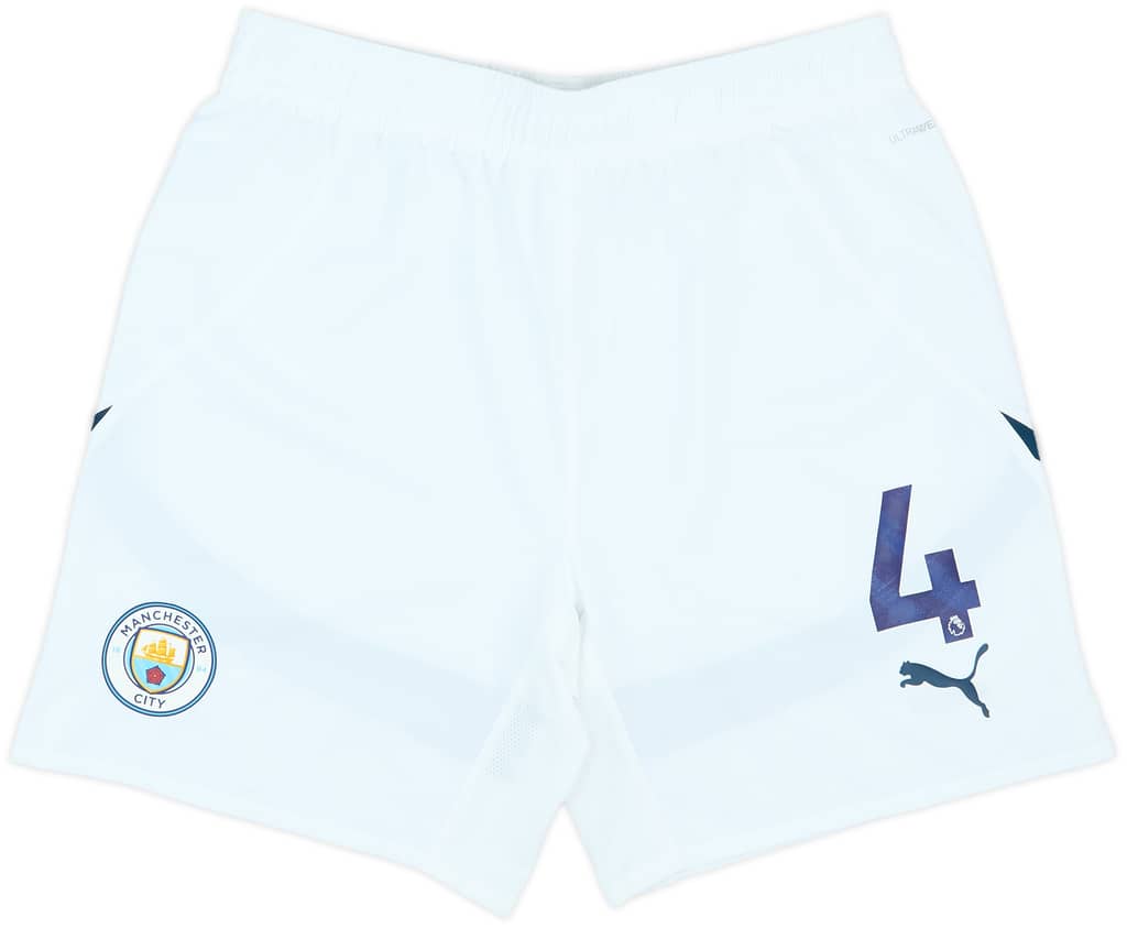 2024-25 Manchester City Match Issue Home Shorts #4 (Phillips)