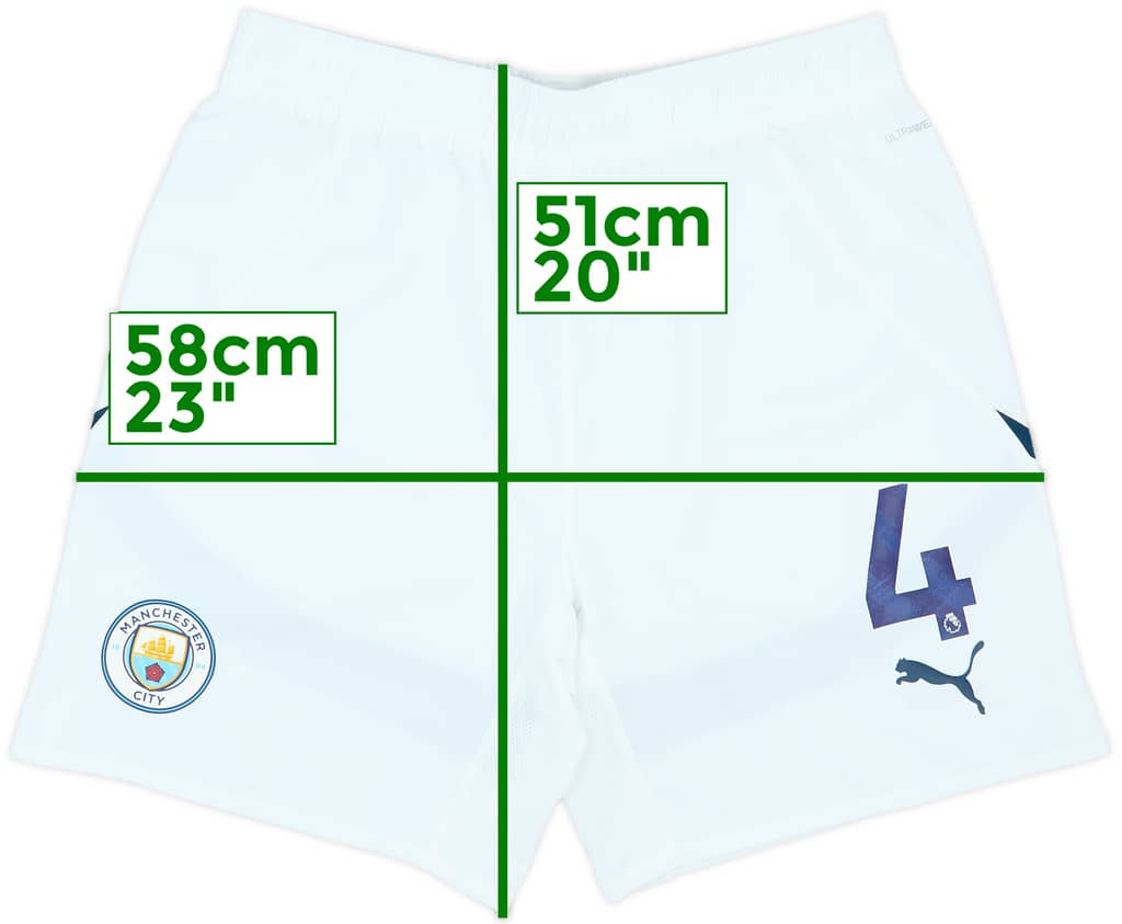 2024-25 Manchester City Match Issue Home Shorts #4 (Phillips)