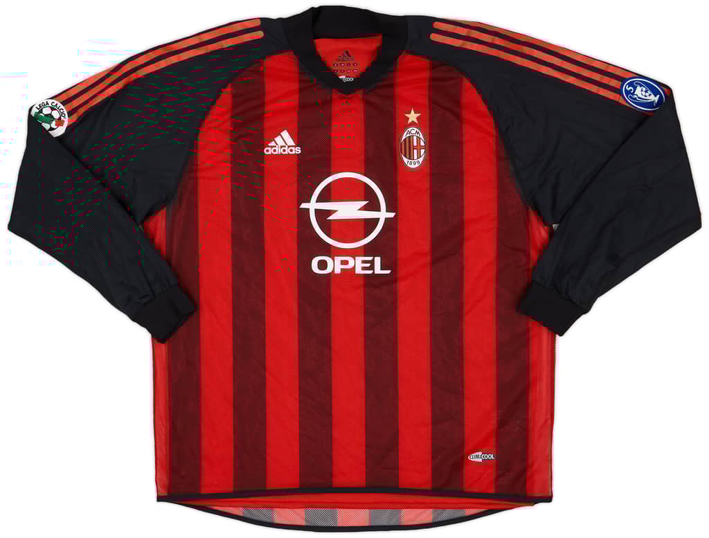 2002-03 AC Milan Match Issue Home Shirt Helveg #2