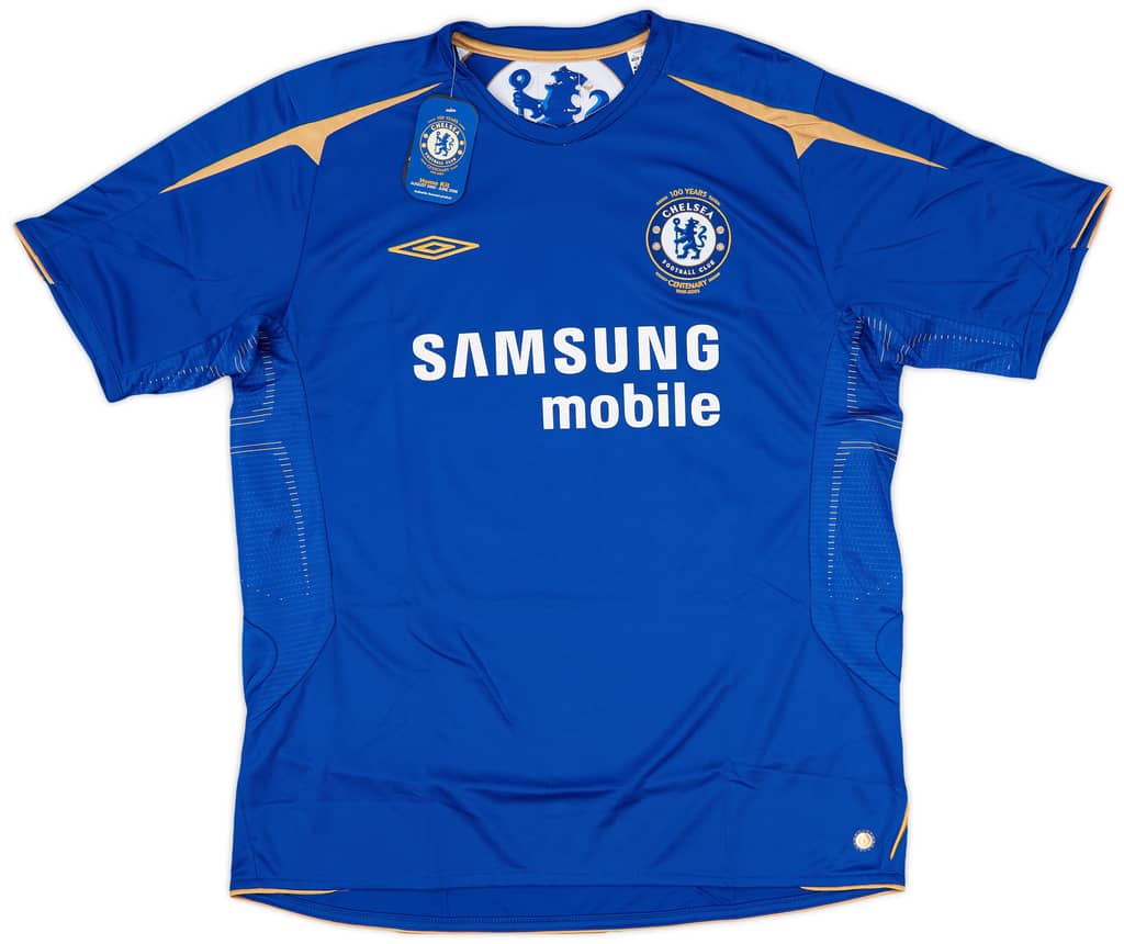 2005-06 Chelsea Centenary Home Shirt Drogba #15 (XL)