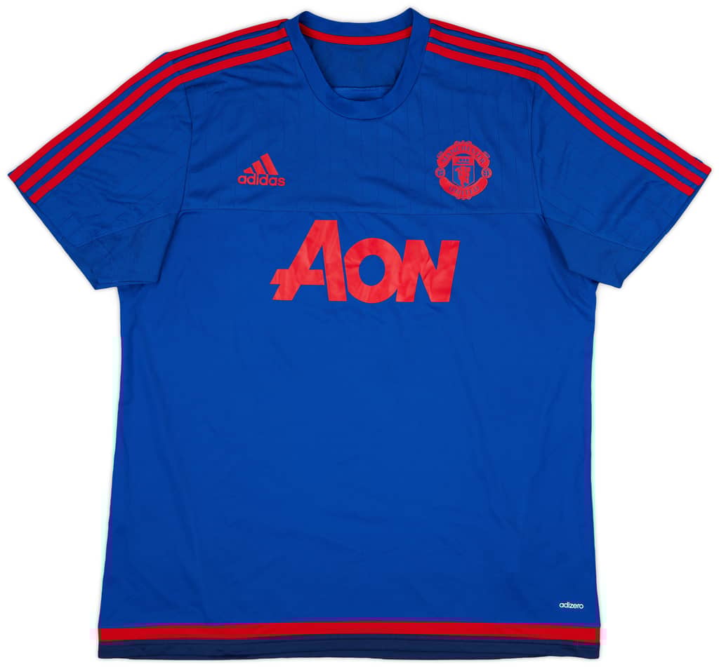2015-16 Manchester United adidas Training Shirt - 9/10 - (XL)