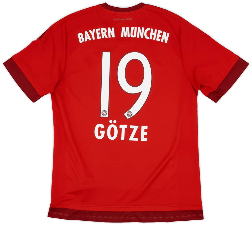 2015-16 Bayern Munich Home Shirt Gotze #19 - 7/10 - (L)