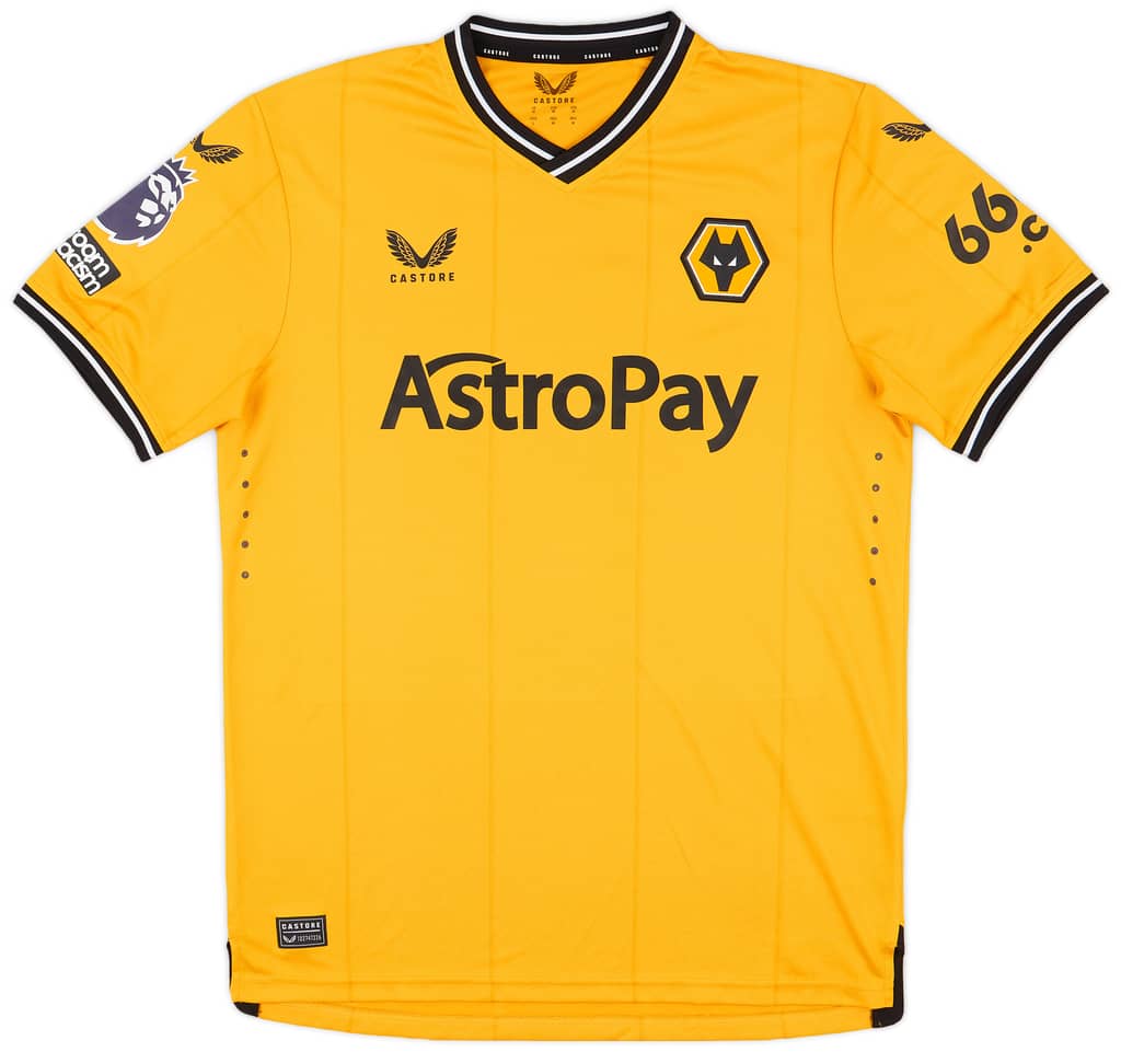 2023-24 Wolves Match Issue Home Shirt Hee Chan #11