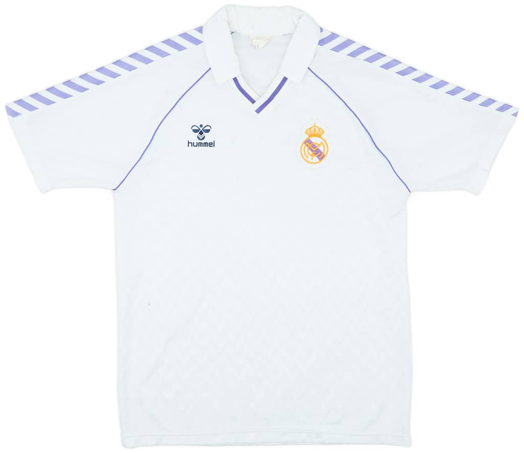 1986-88 Real Madrid Home Shirt - 5/10 - (L)