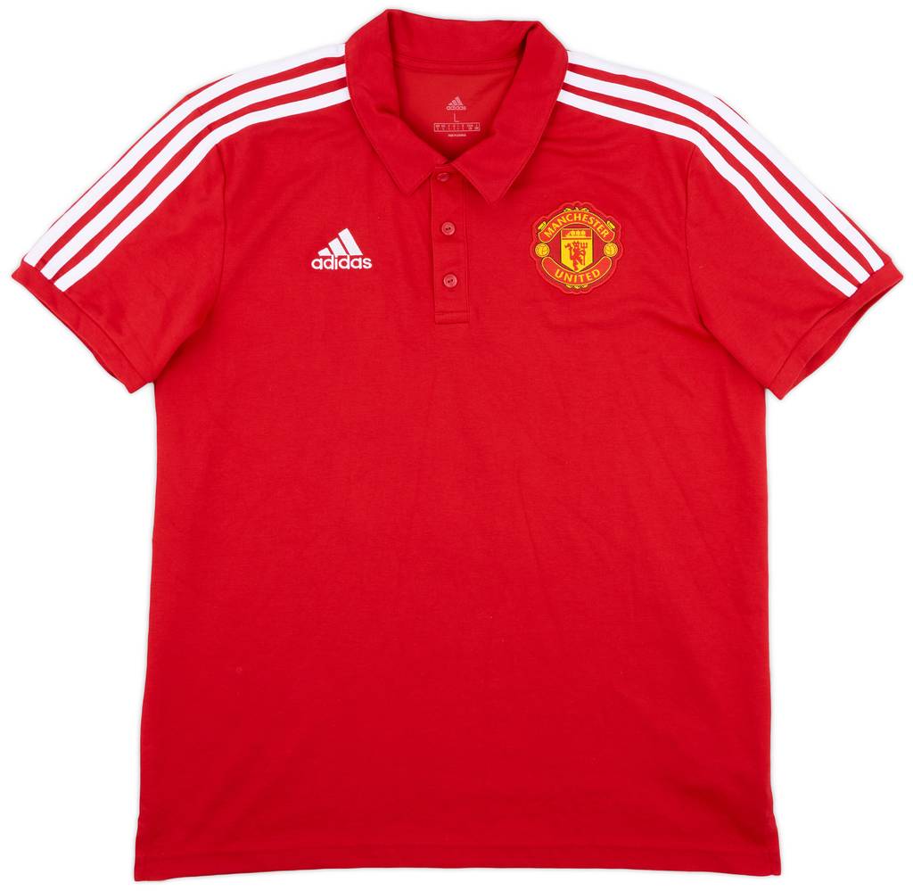 2020-21 Manchester United adidas Polo Shirt - 9/10 - (L)