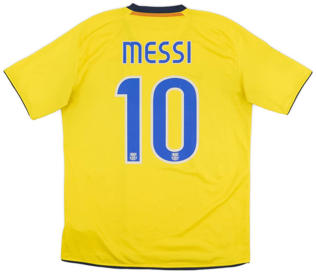 2008-10 Barcelona Away Shirt Messi #10 - 6/10 - (M)