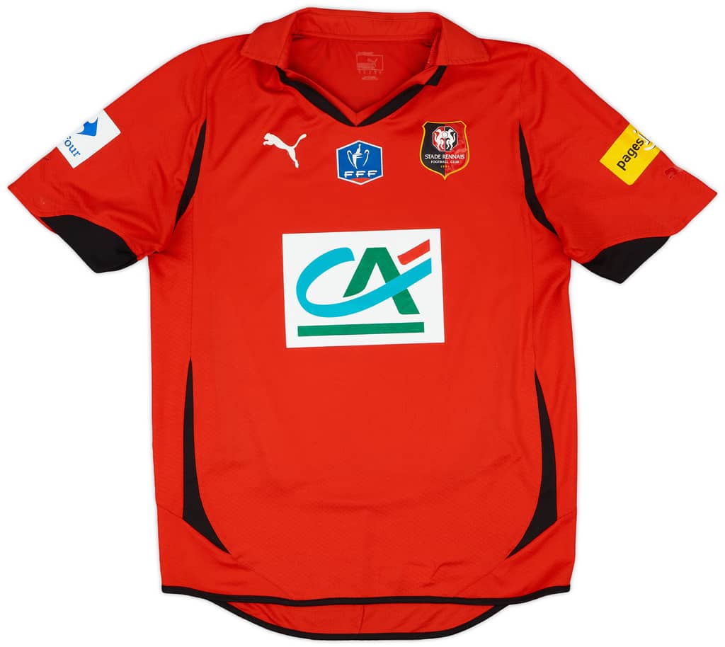 2010-11 Stade Rennais Coupe de France Match Issue Home Shirt #12 (Boukari)