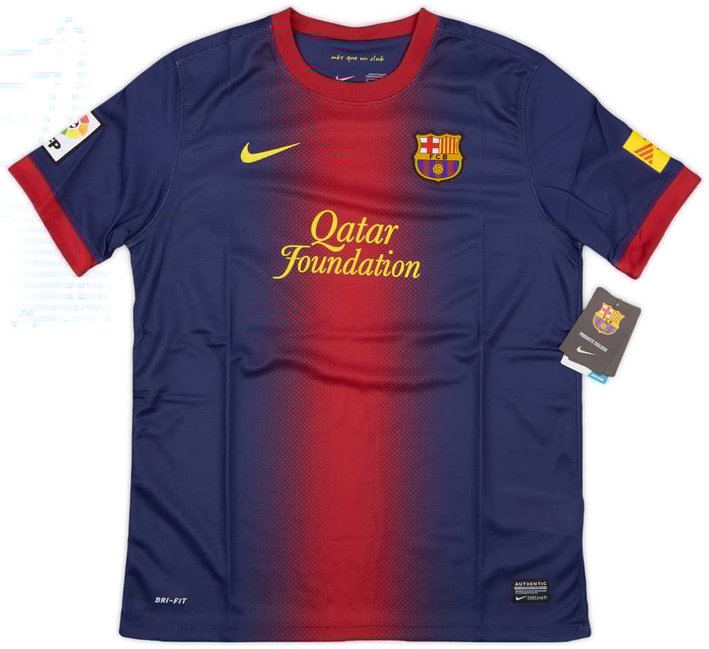 2012-13 Barcelona Home Shirt (XL.Boys)