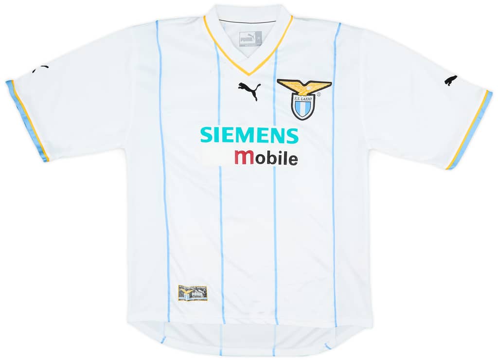 2001-02 Lazio European Home Shirt Crespo #10 - 6/10 - (M)
