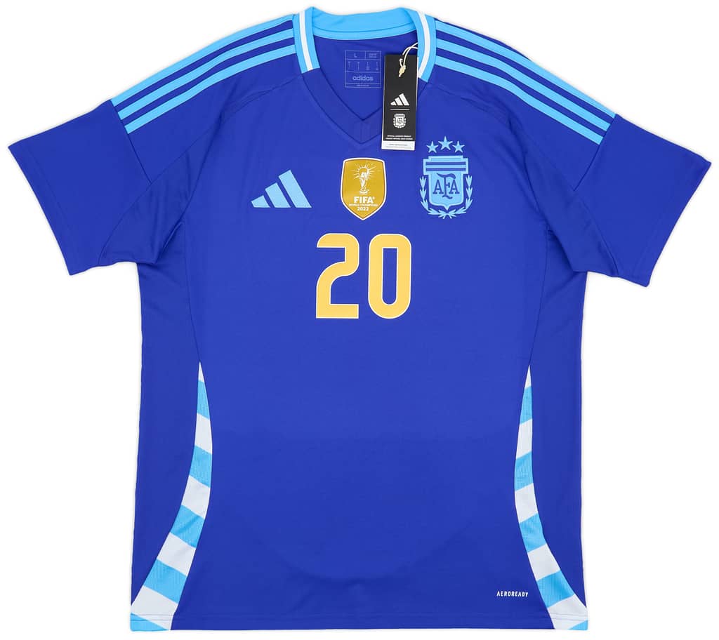 2024-25 Argentina Away Shirt Mac Allister #20