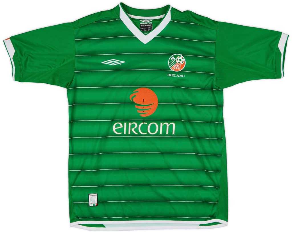 2003-04 Ireland Home Shirt Duff #9 - 5/10 - (M)