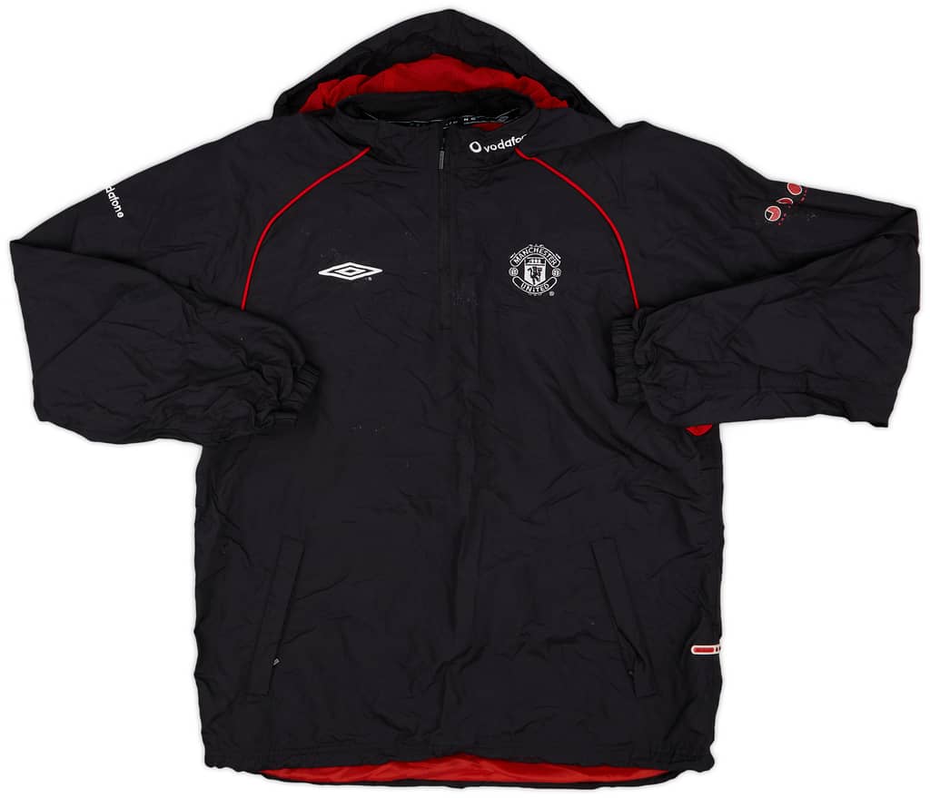 2000-01 Manchester United Umbro Hooded Rain Jacket - 6/10 - (M)