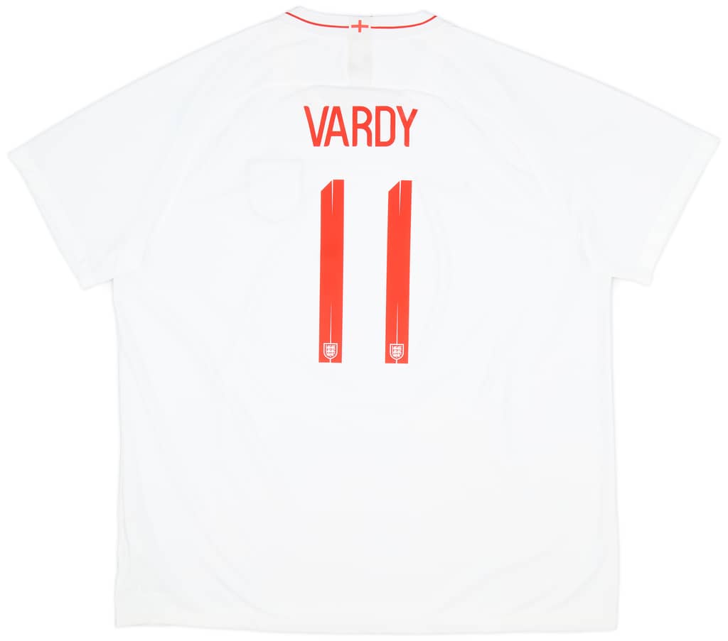 2018-19 England Home Shirt Vardy #11 - 8/10 - (3XL)