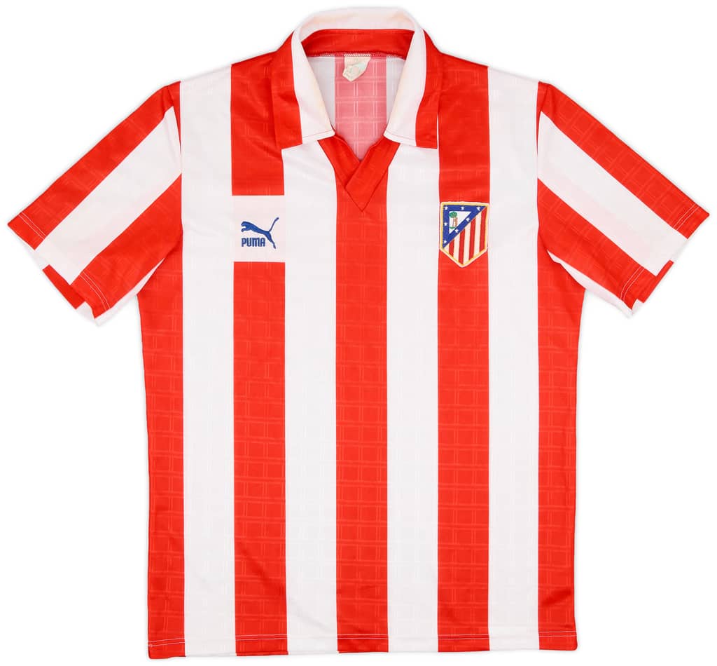 1992-93 Atletico Madrid Home Shirt - 6/10 - (M)