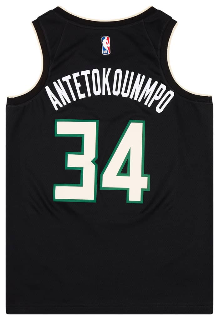 2020-22 Milwaukee Bucks Antetokounmpo #34 Nike Swingman Jersey (Alternate) M - *As New*
