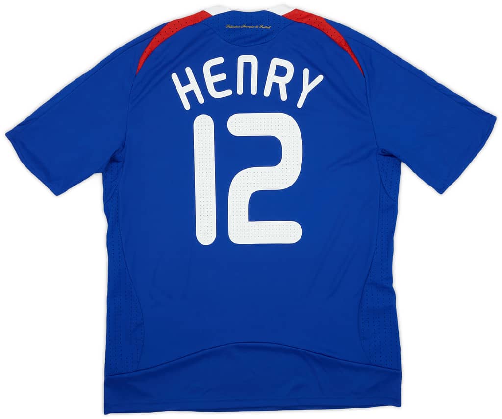 2007-08 France Home Shirt Henry #12 (L)