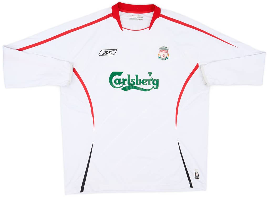 2005-06 Liverpool Away L/S Shirt Fowler #11 - 8/10 - (XL)