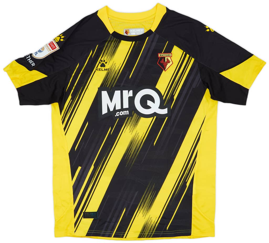 2023-24 Watford Match Issue Home Shirt Livermore #8