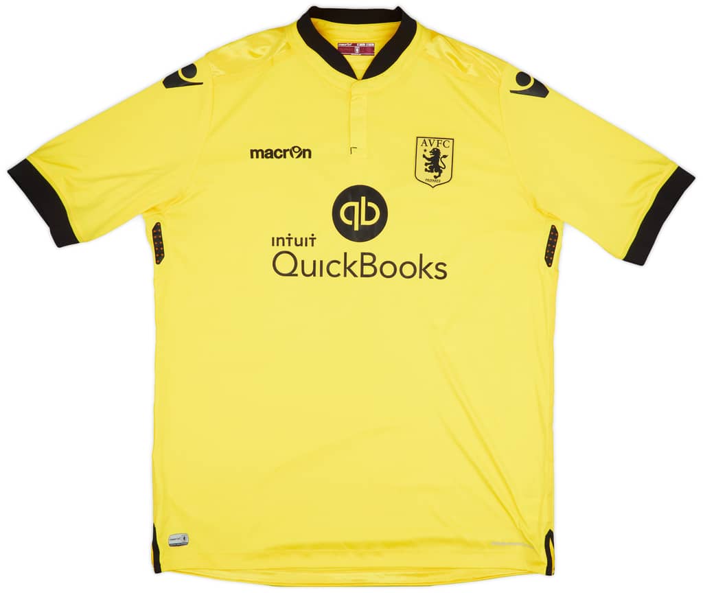 2015-16 Aston Villa Away Shirt Grealish #40 - 9/10 - (4XL)