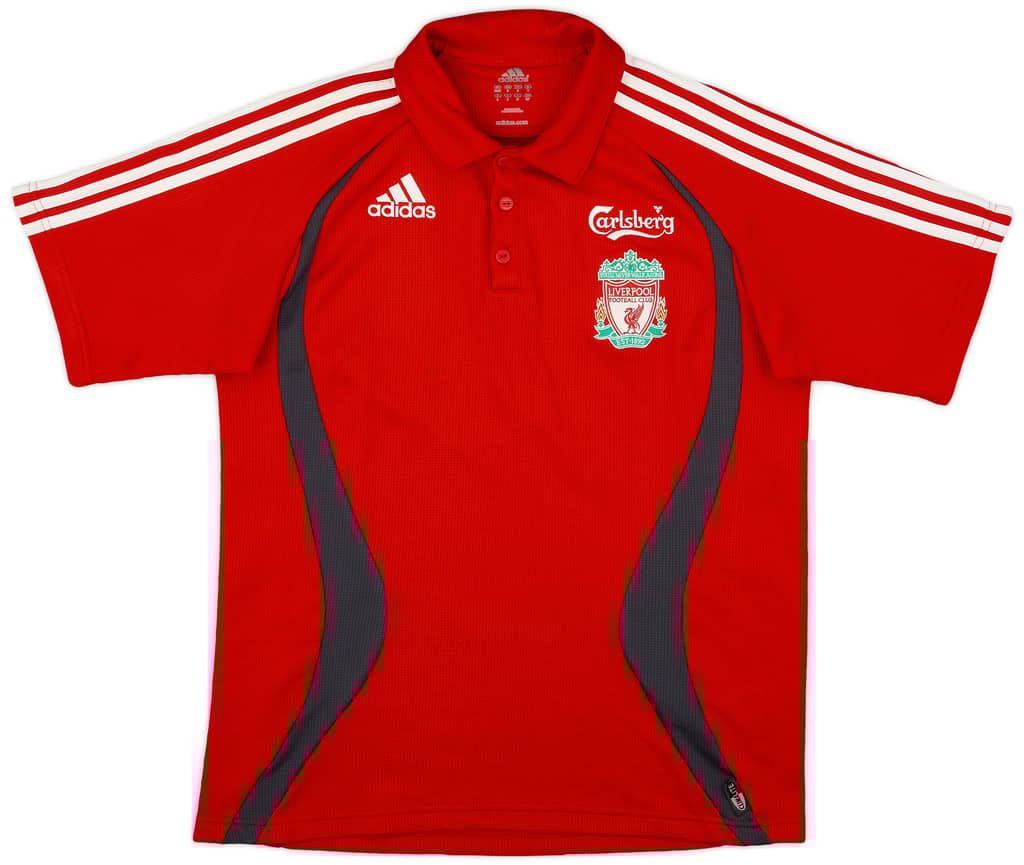 2006-07 Liverpool adidas Polo Shirt - 9/10 - (S)