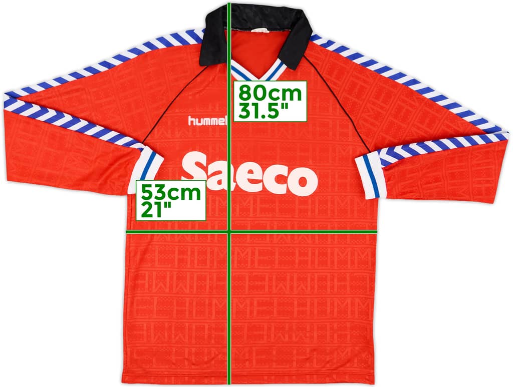 1988-90 Pisa Away L/S Shirt - 9/10 - (XL)