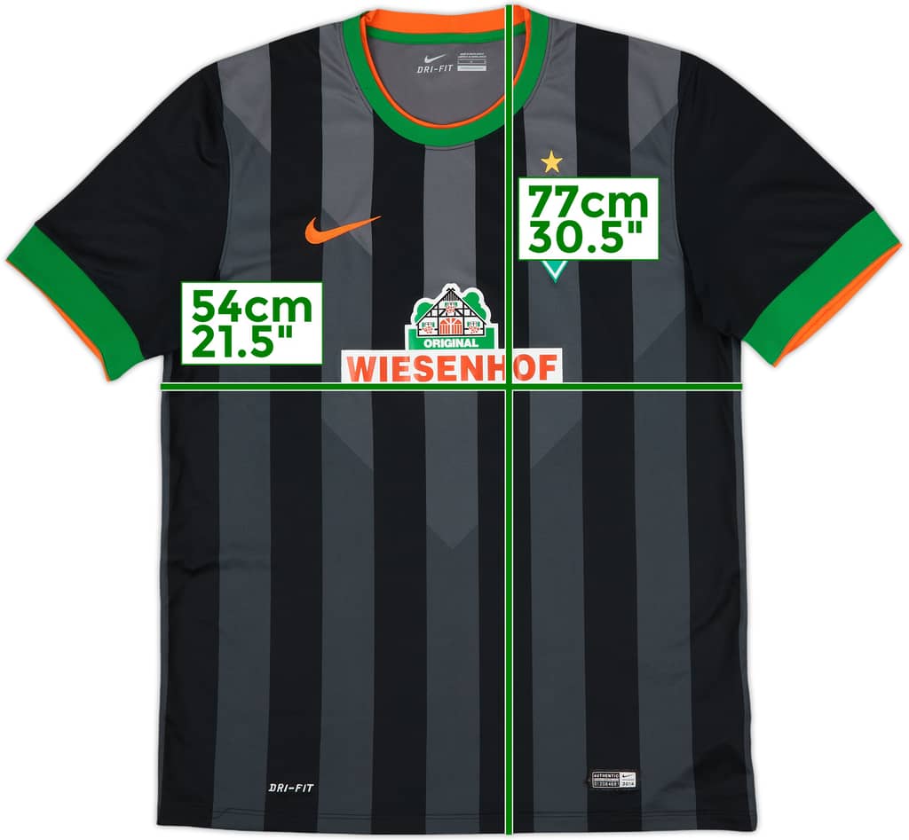 2014-15 Werder Bremen Away Shirt - 10/10 - (L)