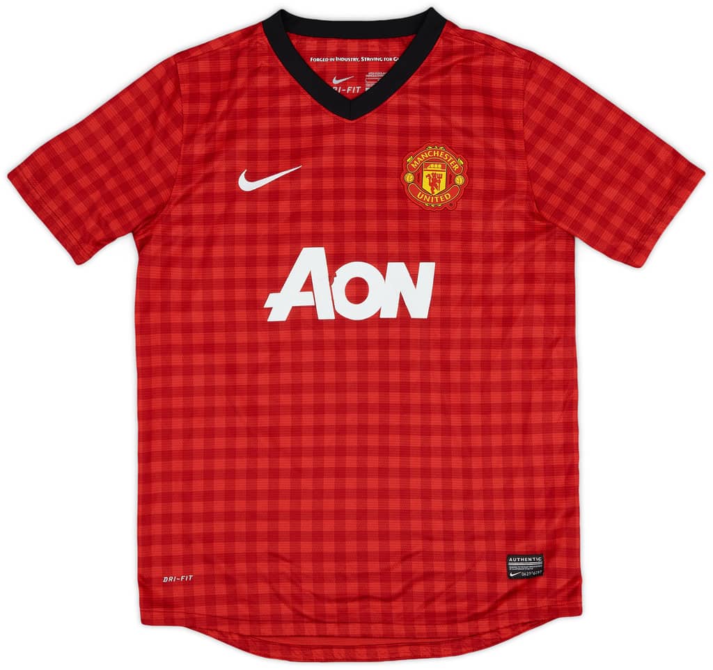2012-13 Manchester United Home Shirt - 6/10 - (L.Boys)