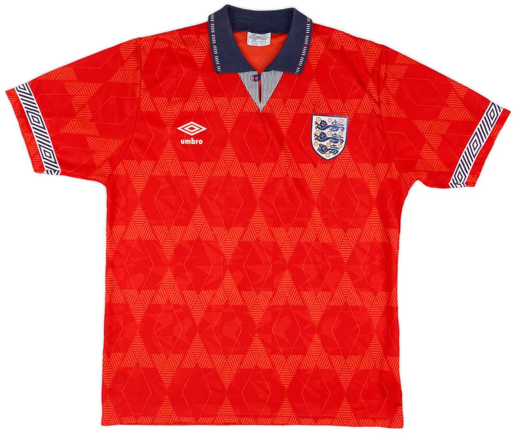 1990-93 England Away Shirt - 9/10 - (M)