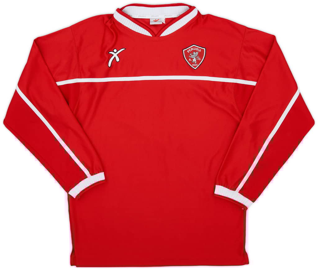 2003-04 Perugia Home L/S Shirt - 9/10 - (M)