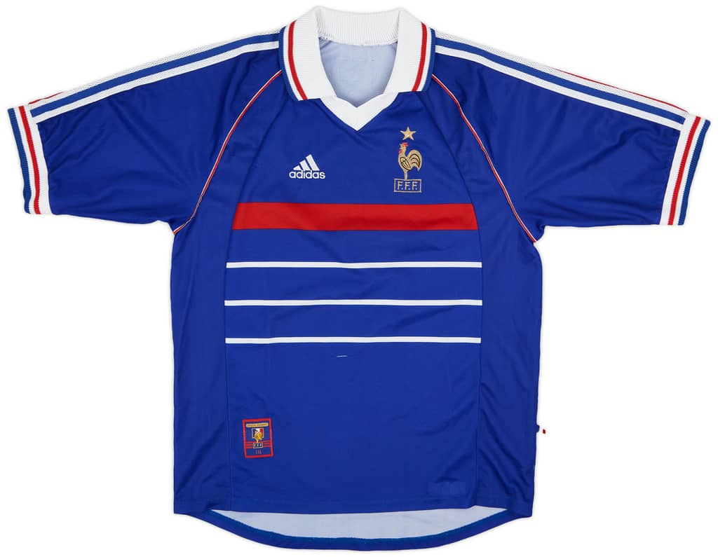 1998-00 France Home Shirt - 7/10 - (L)