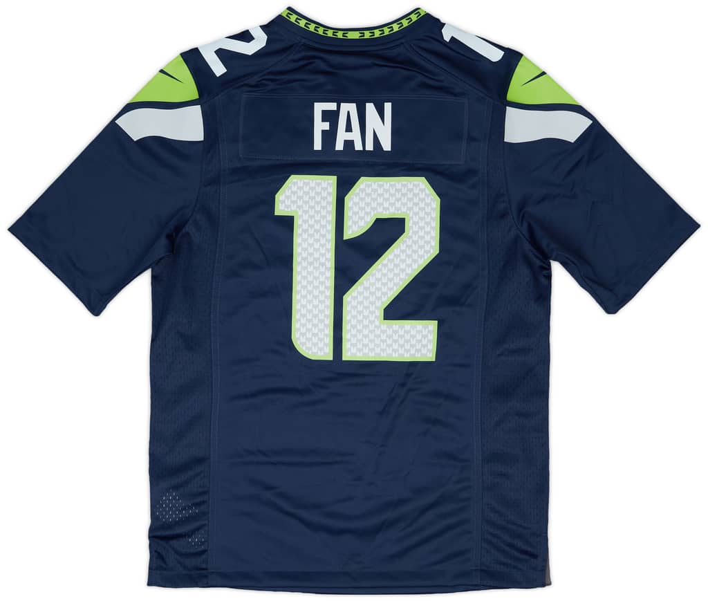 2012-24 Seattle Seahawks Fan #12 Nike Game Home Jersey (S)