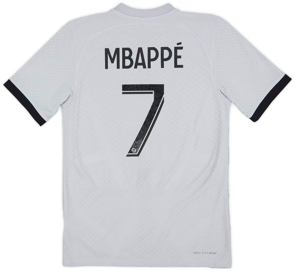 2022-23 Paris Saint-Germain Authentic Away Shirt Mbappe #7 - 10/10 - (S)