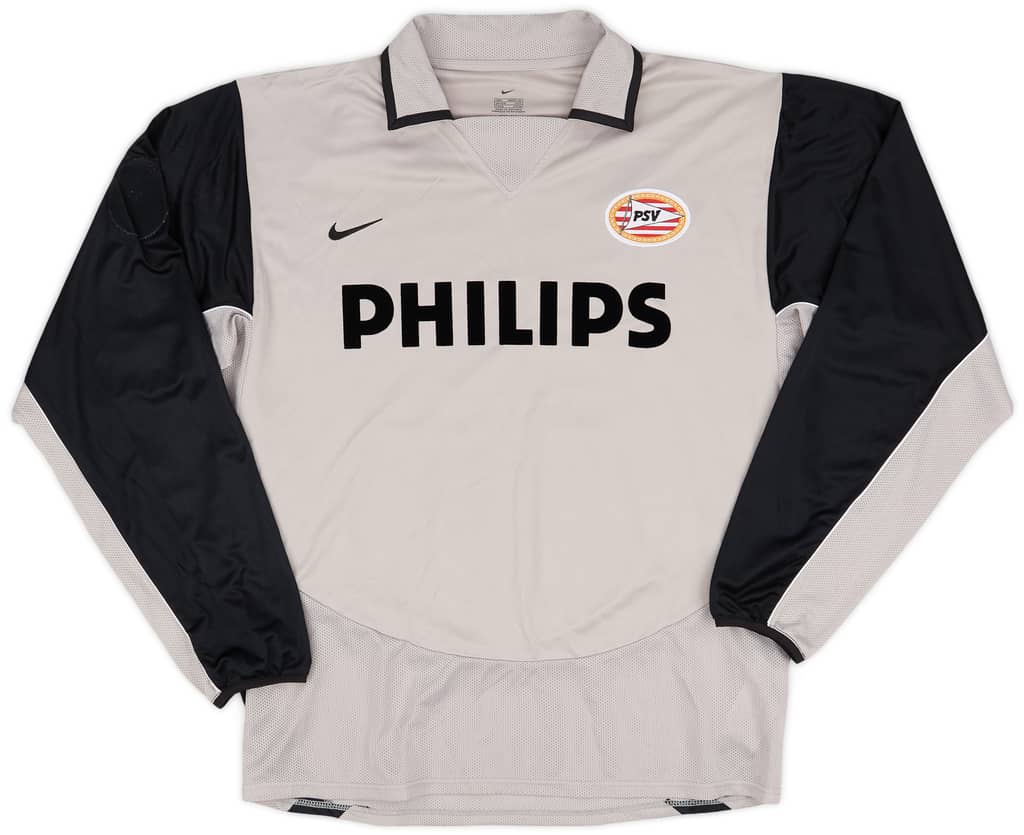 2003-04 PSV Match Issue Away Shirt Rommedahl #19