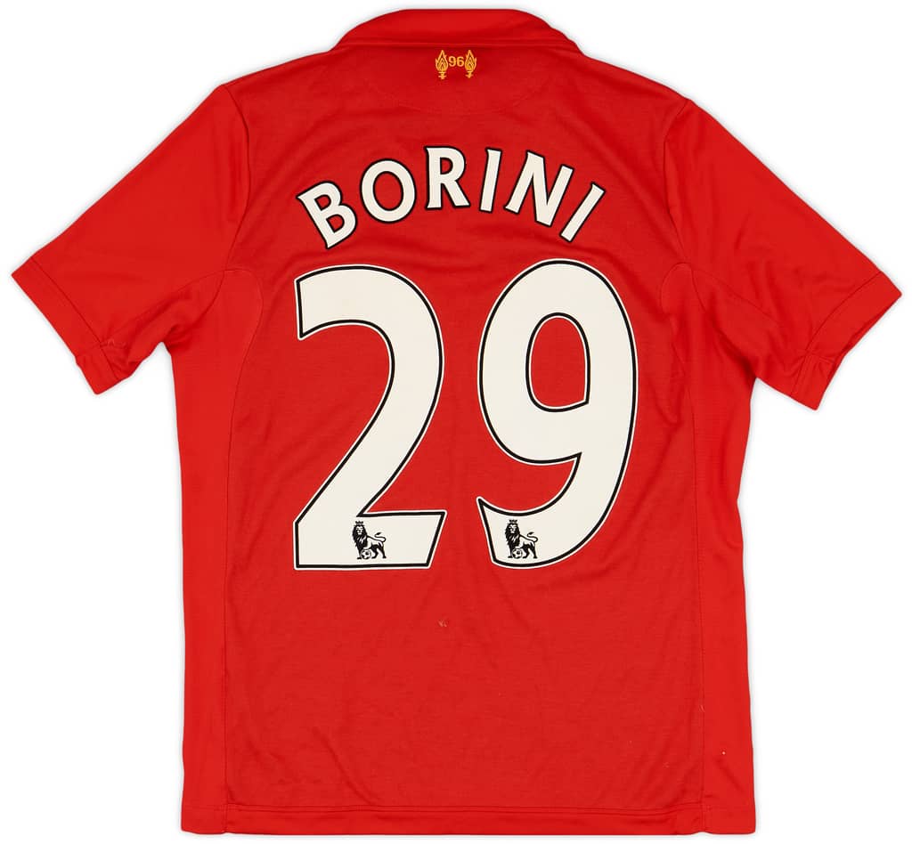 2012-13 Liverpool Home Shirt Borini #29 - 6/10 - (XL.Boys)
