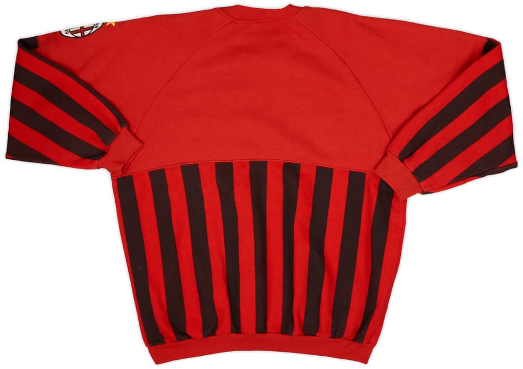 1990-91 AC Milan Le Felpe Dei Grandi Club Sweat Top - 7/10 - (L)