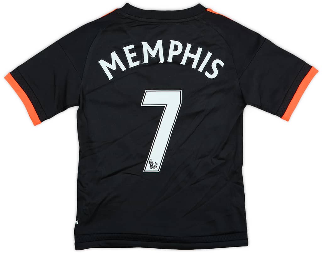 2015-16 Manchester United Third Shirt Memphis #7 - 7/10 - (7-8 Years)