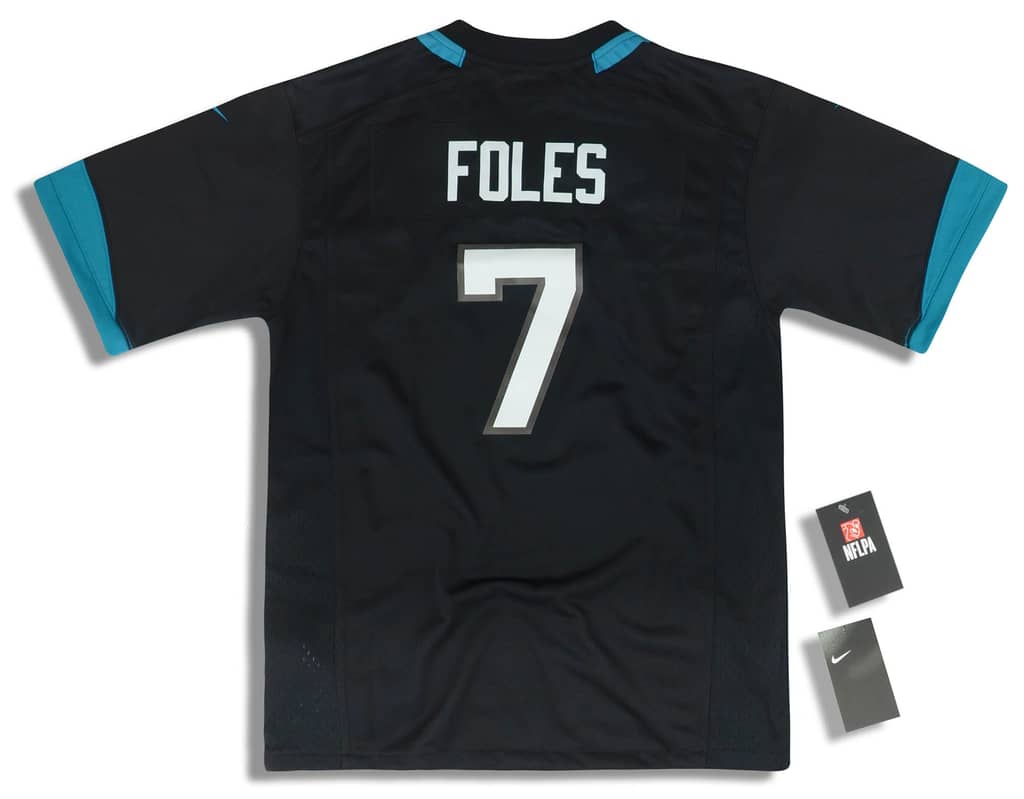 2019 Jacksonville Jaguars Foles #7 Nike Game Jersey (Home) Y - W/Tags